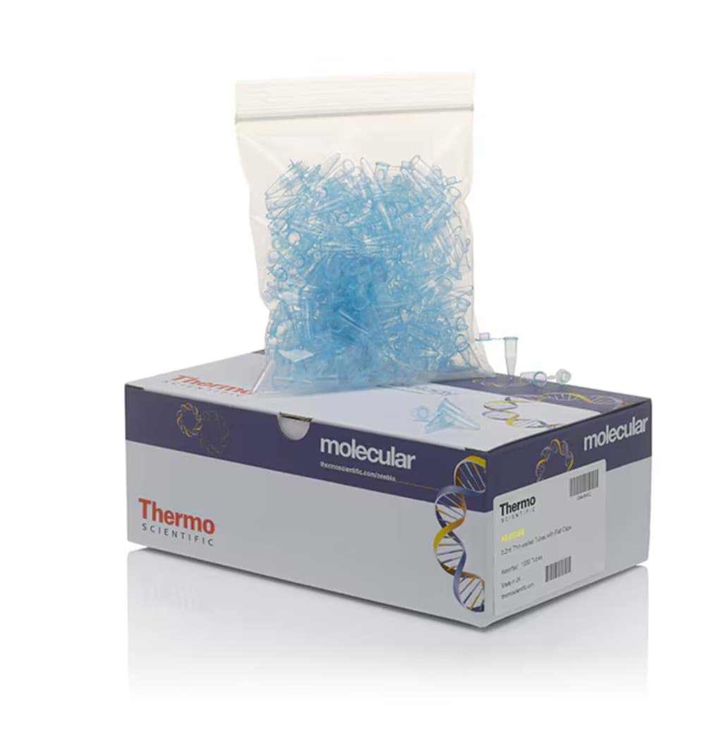 Thermo flat cap tube blue AB0602B 0.2mL
